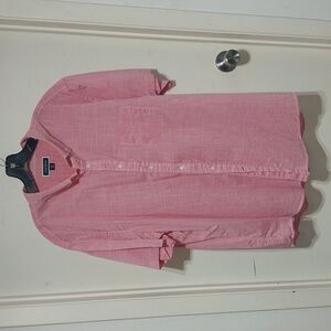 Pink Club Room XXXL Collared Button Up